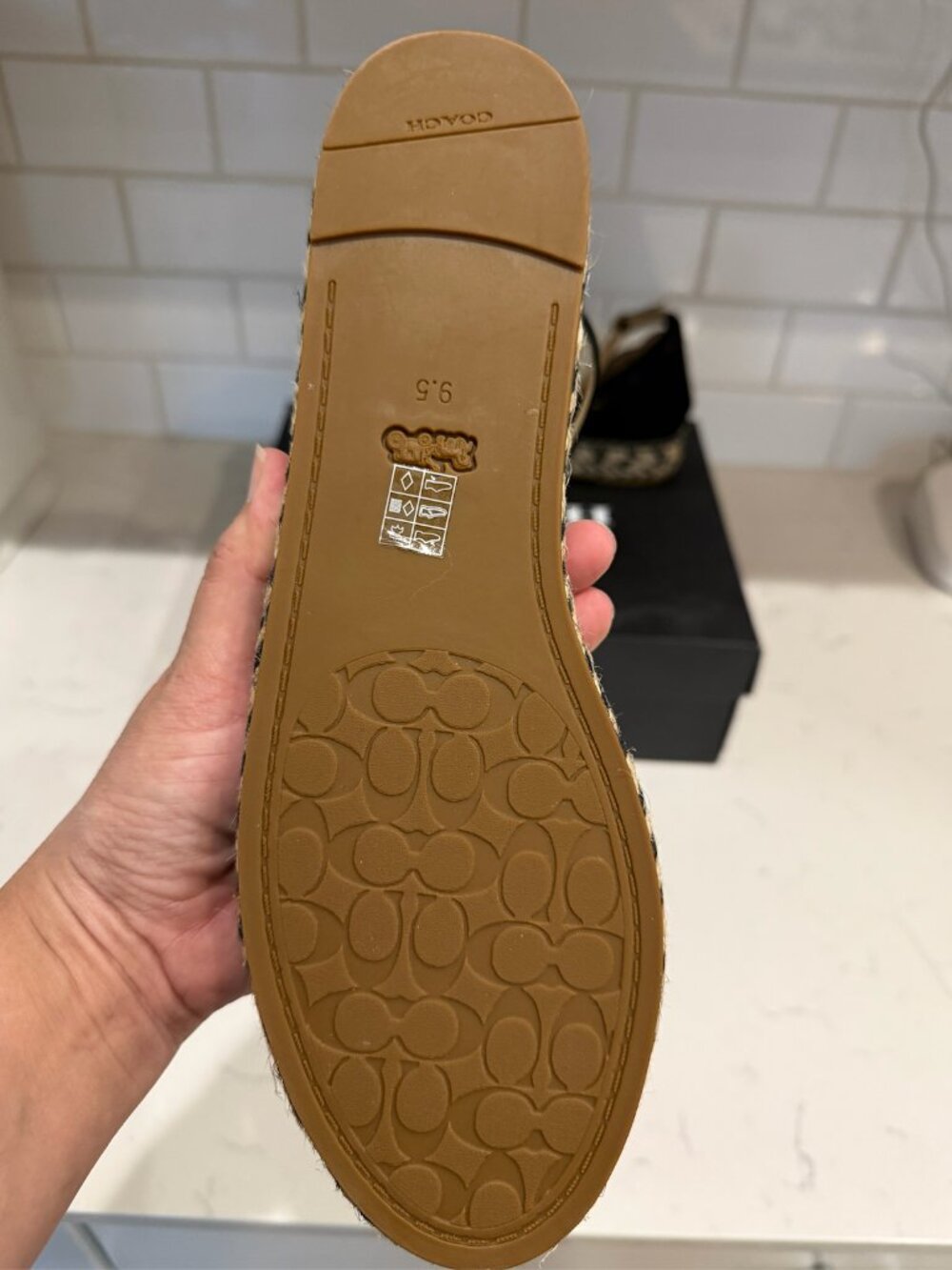 NIB Coach Dillon Suede Espadrilles Size 9.5B Never Worn - Picture 6 of 11